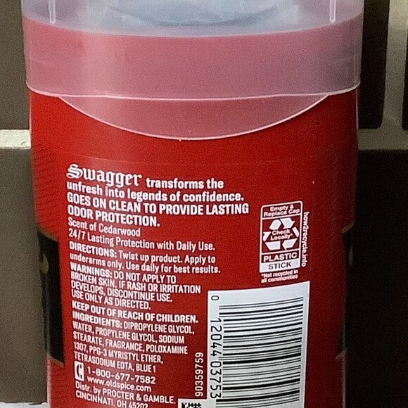 Old Spice Swagger Scent Of Cedarwood Deodorant 3 Oz Aluminum-Free 24/7 - Picture 4 of 5